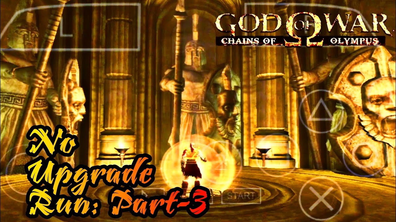 GOD OF WAR CHAINS OF OLYMPUS GOD MODE NO UPGRADE RUN 10 - CARONTE 