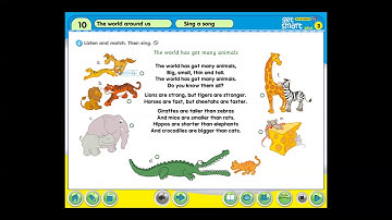 Year 3 Get Smart Plus - Module 10 - Sing a song ( The world has got many animals)