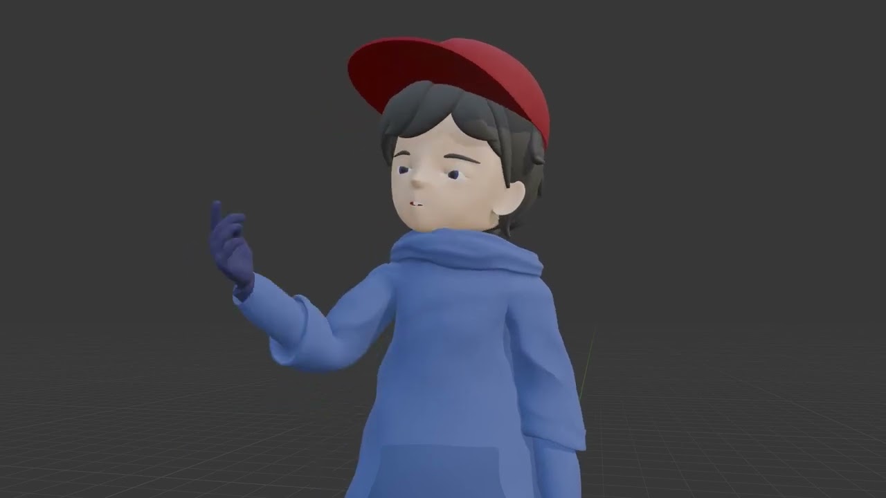 Final Assessment: Interlinked Character Animation Scenes Viewport