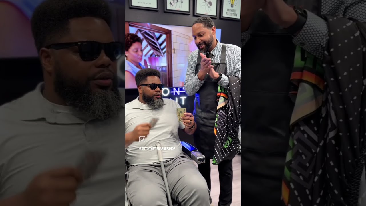 When The Barber Tried To Play A Blind Man 