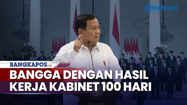 [FULL] Pengantar Prabowo saat Sidang Kabinet Paripurna, Merasa Ada Kekompakan dalam 100 Hari Kerja