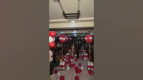 couple entry #balloon #decoration #trending #balloondecoration #love #viral #decor