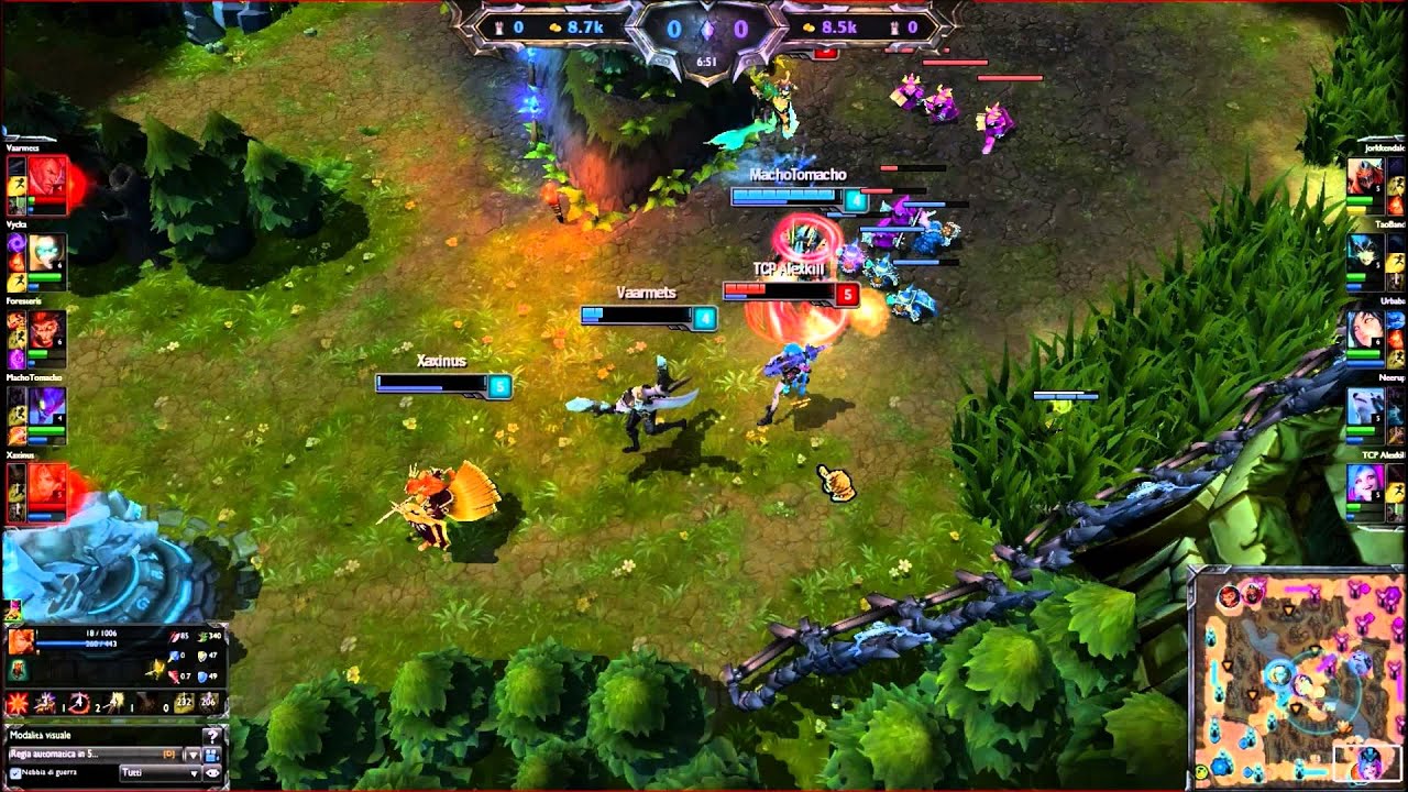 League of legends Trade 3v2 bot lane YouTube