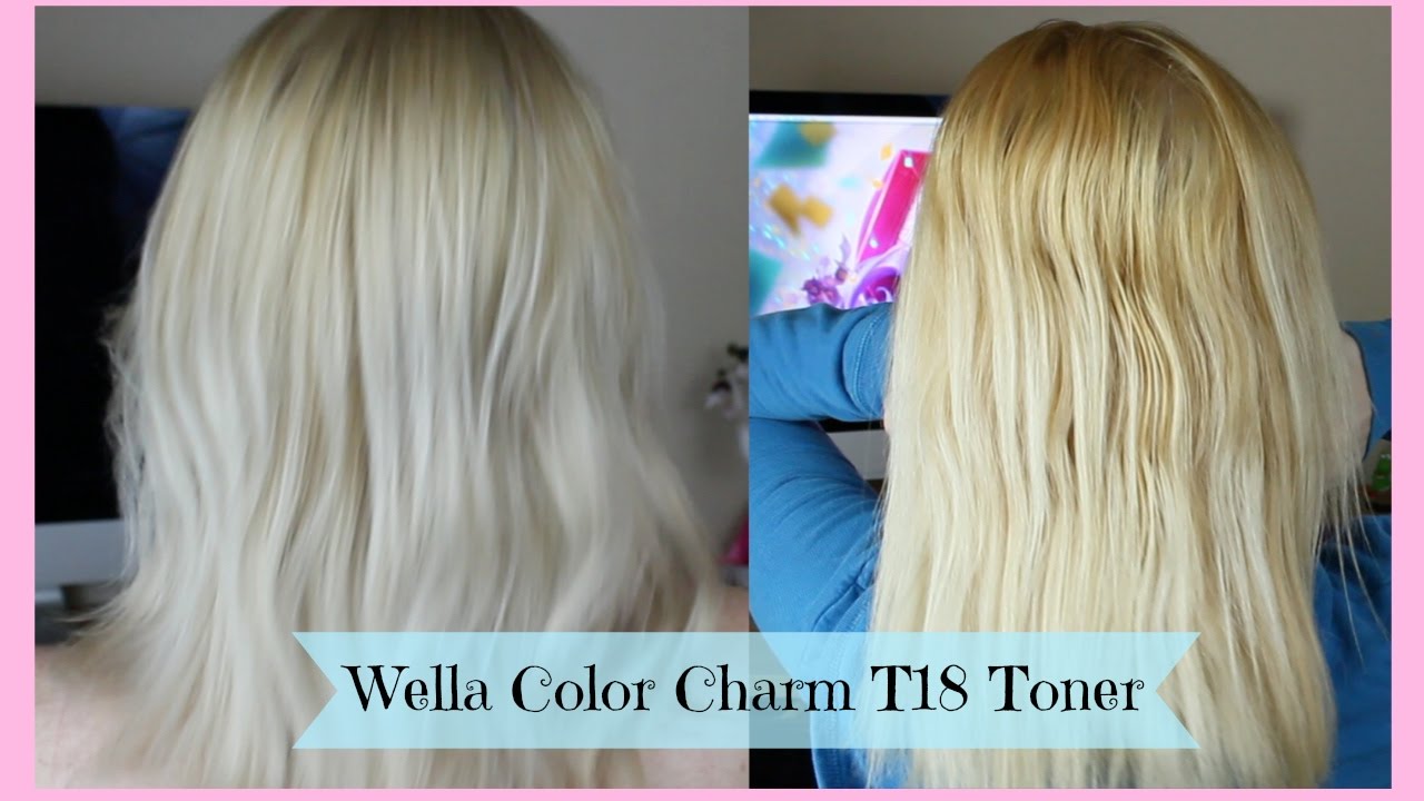 Beste Toning Blonde Hair | Wella Color Charm T18 Toner - YouTube UX-17