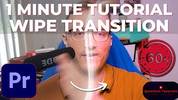 BEFORE and AFTER Wipe Transition Tutorial in Premiere Pro