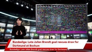 Bundesliga: Late Julian Brandt goal rescues draw for Dortmund at Bochum