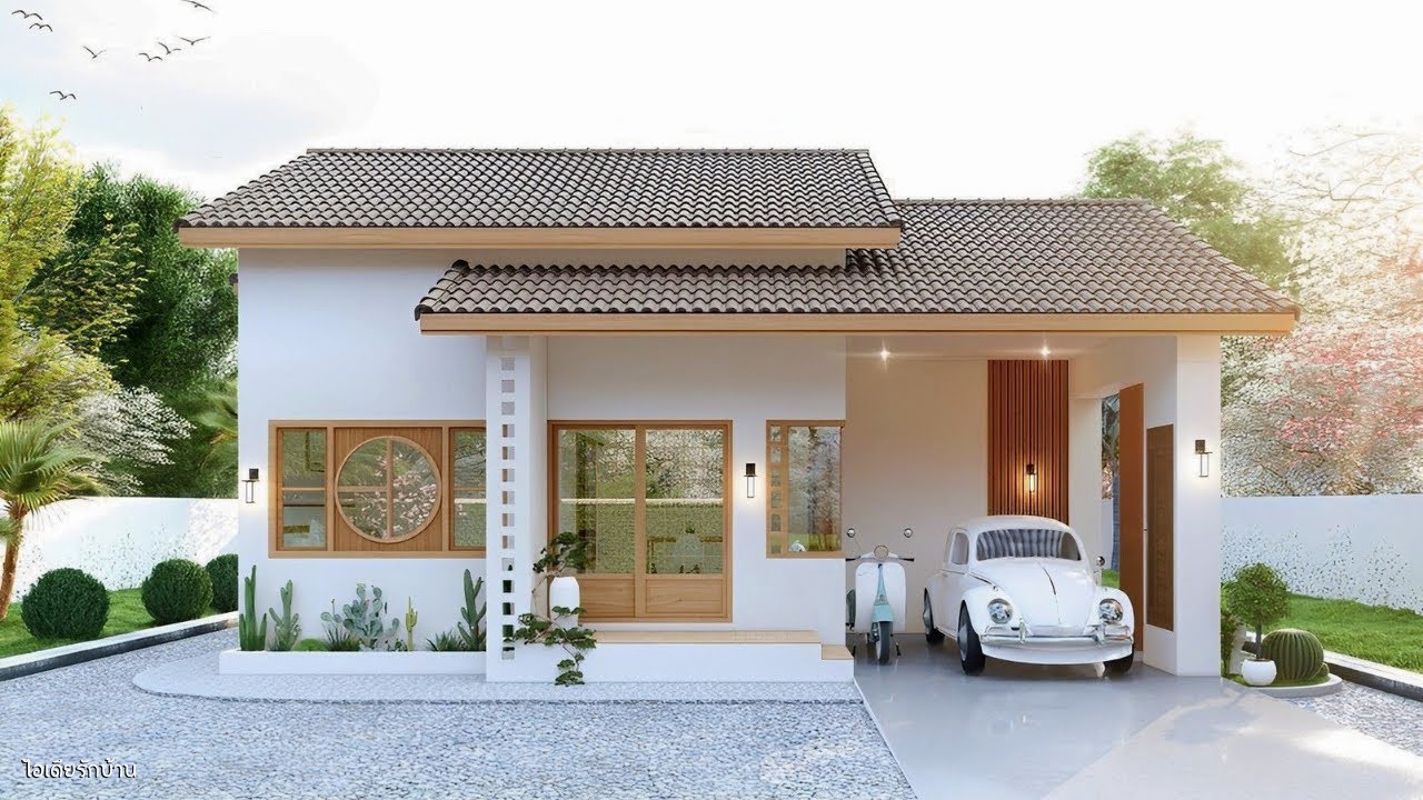 แบบบ้านสไตล์ มินิมอล มูจิ  ญี่ปุ่น ๆ ขนาด กะทัดรัด งบสบาย ๆ ในราคาหลักแสน