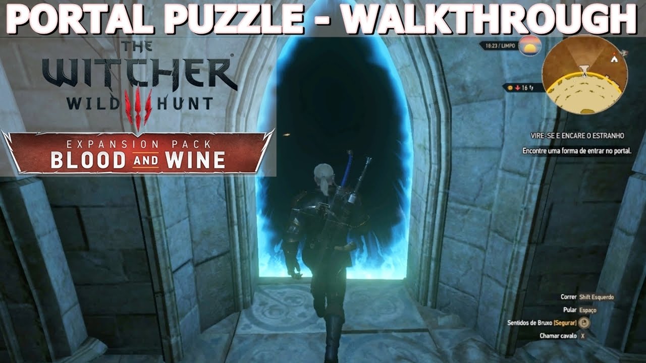 TW3: Blood and Wine - Tutorial do Puzzle do Portal | Vire-se e encare o ...