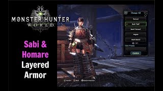 Monster Hunter World - Sabi &amp; Homare Layered Armor ...