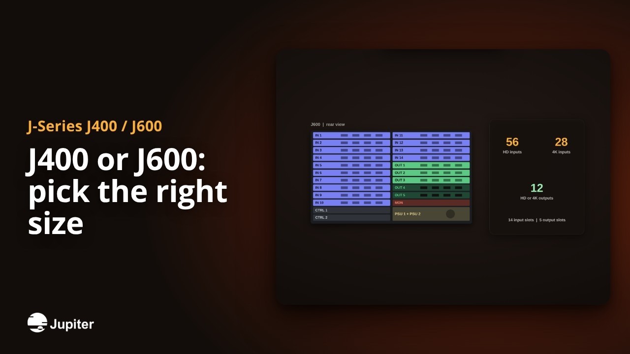 J400 or J600: pick the right size, Jupiter J-Series video