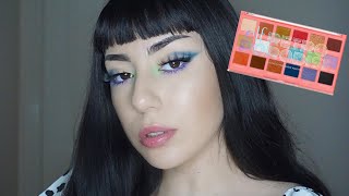 E.l.f RETRO PARADISE PALETTE TUTORIAL!