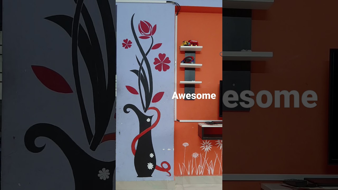 Easy Wall Painting Ideas | Home Decor | Wall Renovation