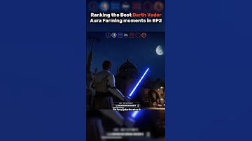 Ranking the Best Darth Vader Aura farming moments in Battlefront 2 #shorts