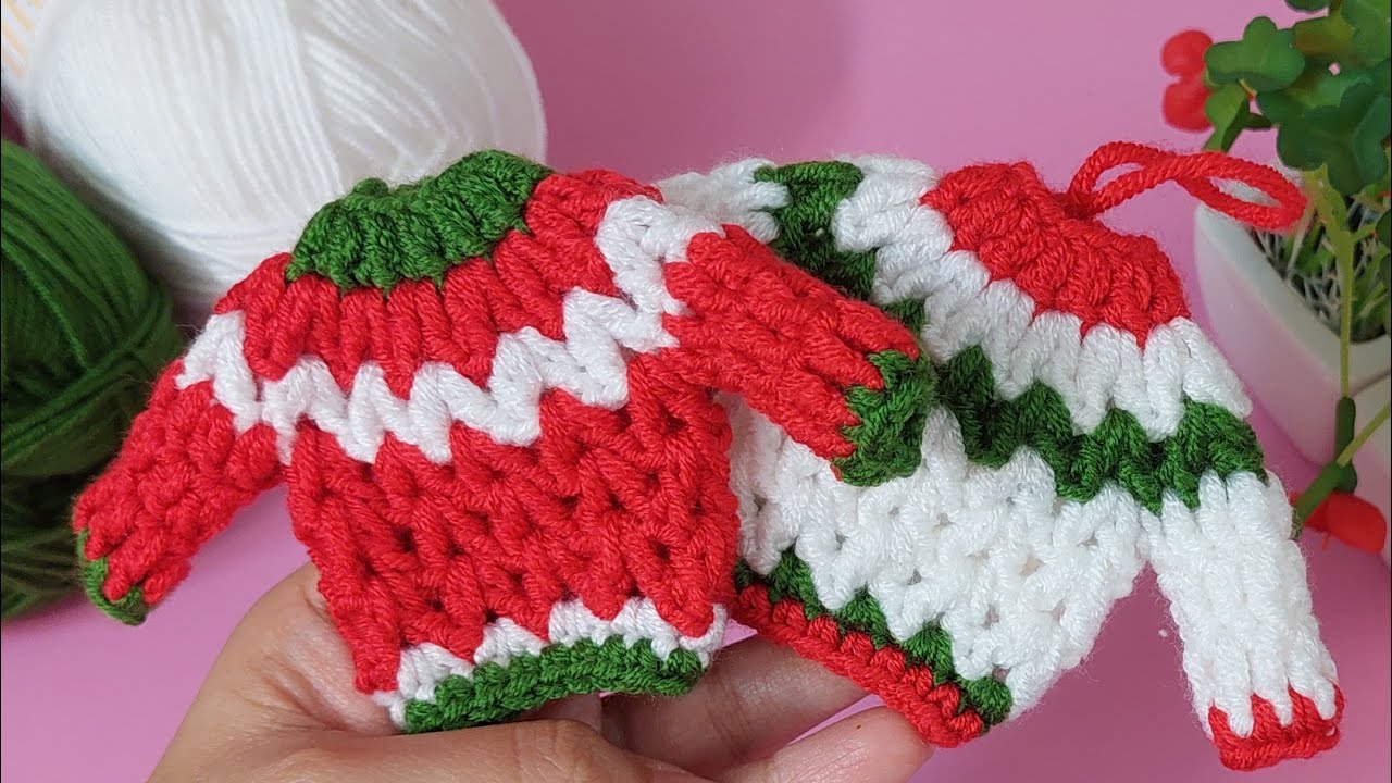 How To Crochet Christmas Ornament _ Easy Crochet Christmas decorations _ Easy Knittings