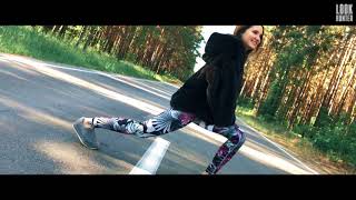 Famous Oversize hooded black faux fur jacket Profile