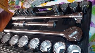 Harbor Freight Jumbo socket set unboxing review