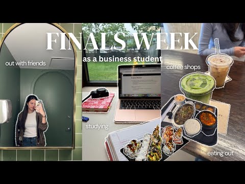 FINALS WEEK AS A BUSINESS STUDENT AT FORDHAM 👩🏻💻 study days, coffee shops, and flushing