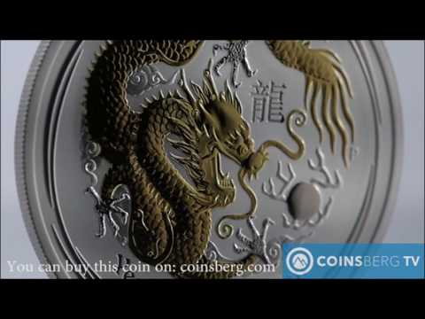 Coinsberg TV: 2012 Australia $1 silver coin Year of the Dragon Lunar series II 1 Oz - Video