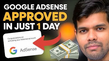 Google Adsense APPROVED in Just 1 Day #adsense #adsensetips