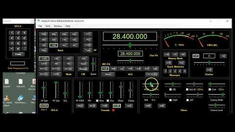 Demo Streaming Audio through FT991A CODEC of Various Width Bandwidth Settings 1800 and 3200 Hz