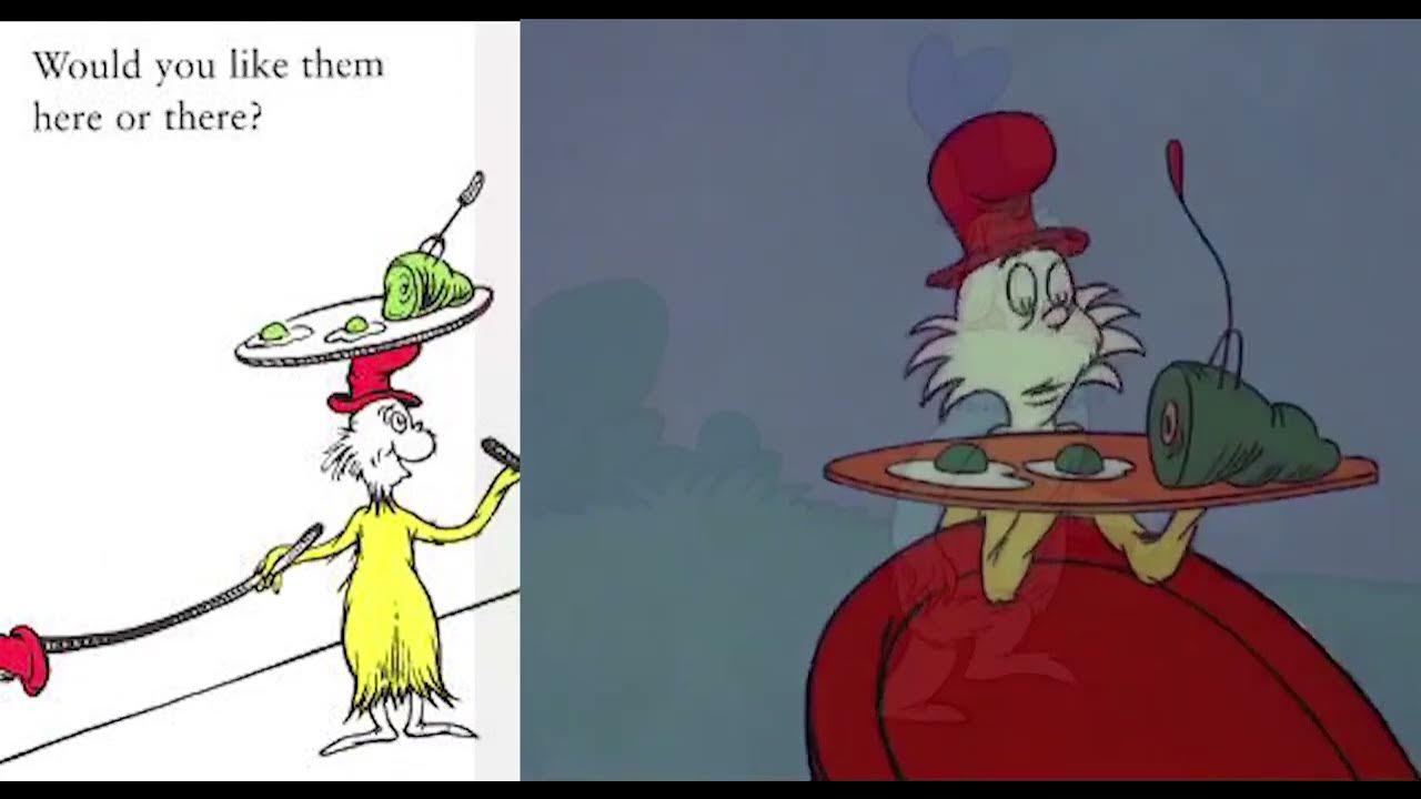 Green Eggs And Ham Read Aloud Animated Dr. Seuss' Green Eggs and Ham Read Aloud With Animation & Sound Effects