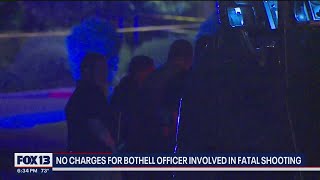 No charges for Bothell officer involved in deadly shooting