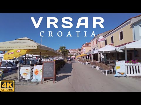 VRSAR Croatia, Urlaub in Vrsar Kroatien || Day and Night Walking Tour 4K UHD