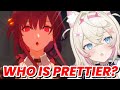 Honkai characters are pretty, but what about FuwaMoco?! [Hololive/FuwaMoco] [EngSub]