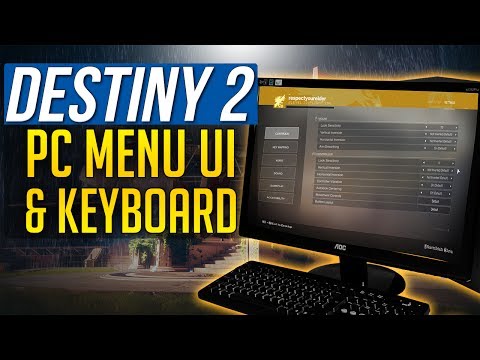 Destiny 2 PC版メニュー設定：キーボード操作、キー割り当て、コマンド（UI）