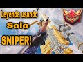 Así se llega a LEYENDA usando solo SNIPER COD MOBILE