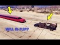 CAN A RAMP CAR FLIP LONGEST CAR IN GTA 5?