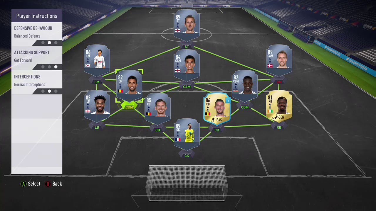 Best Fifa -18 *Tottenham Hotspur * team review | custom tactics and