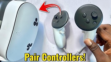 How to Pair Meta Quest 3 & 3S Controllers to Headset!
