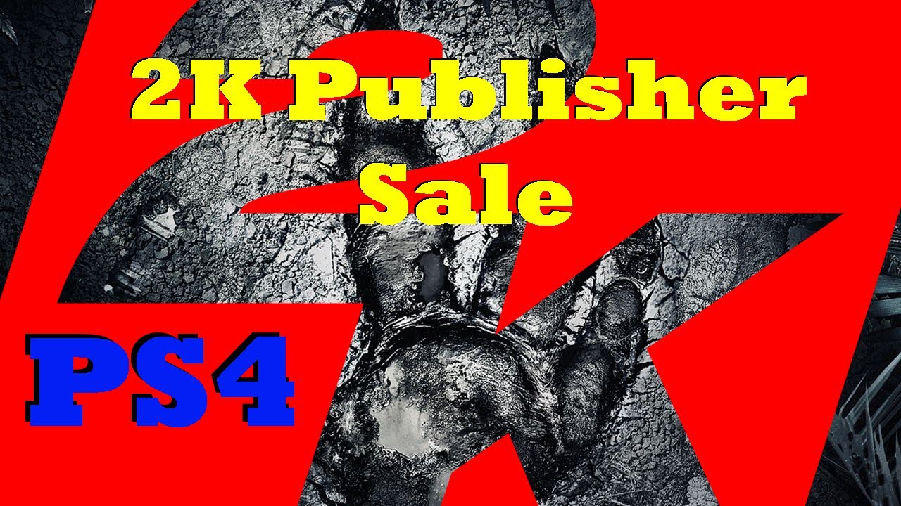 2K Publisher Sale for Ps4