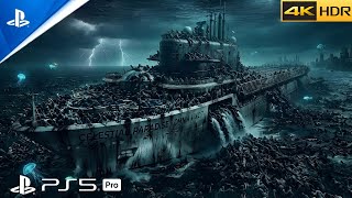 ZOMBIE ATTACK ON COLD SUBMARINE (PS5 PRO) Realistic Ultra Graphics Gameplay [4K 60FPS HDR]