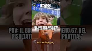POV. Il Bro vede il numero 67 nel risultato durante la partita #shorts #fortnite