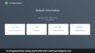 141 Kingsland Road, Bexley North NSW 2207 | AuPropertyReport.Com