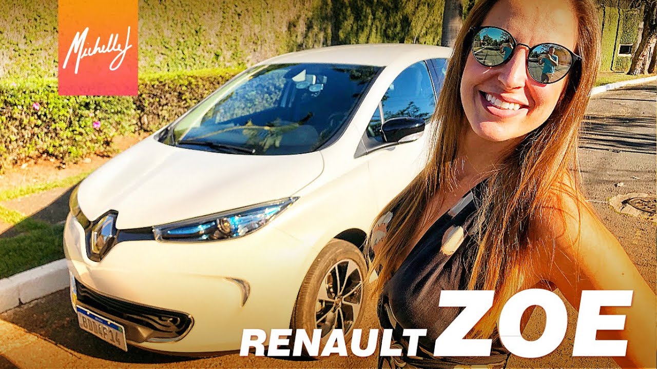 Renault Zoe na estrada: como é o desempenho do motor elétrico!  Canal Michelle J