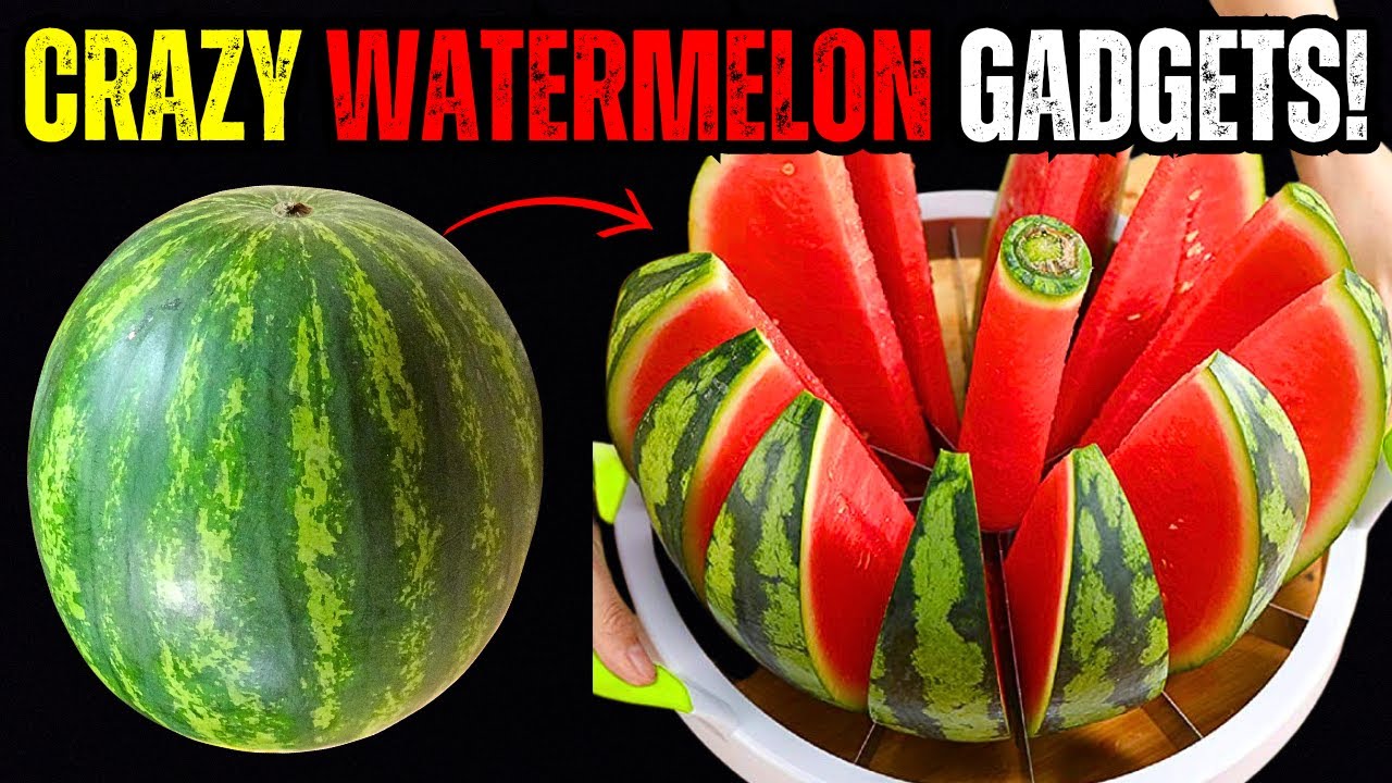 Watermelon Kitchen 8 Watermelon Kitchen Gadgets That Will BLOW Your Mind! - YouTube