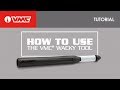 How to use the vmc wacky tool