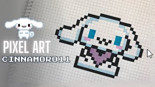 Pixel Art Tutorial: Drawing CINNAMOROLL Step By Step