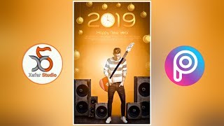 Happy New Year Editing PicsArt 2019 | PicsArt Editing Tutorial | xafar studio screenshot 2