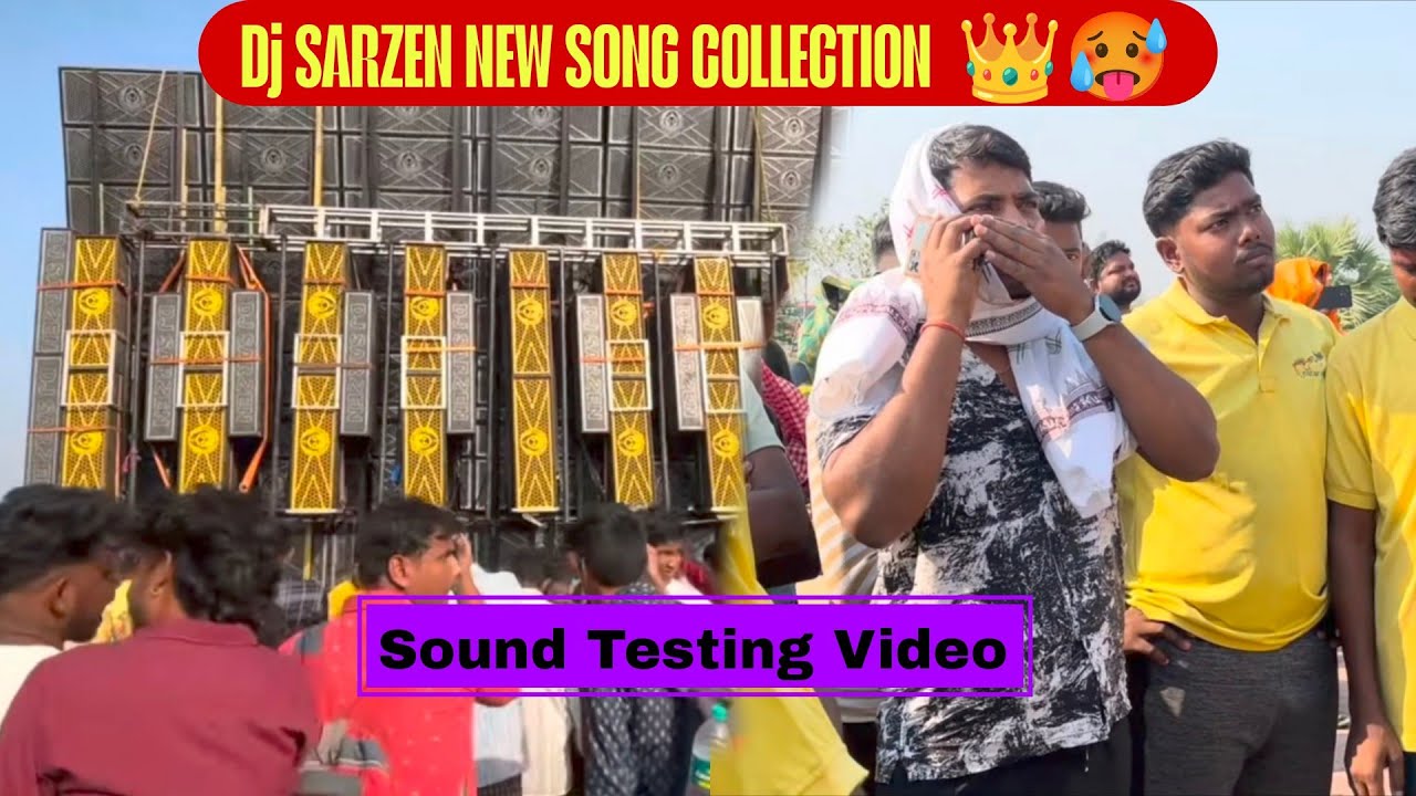 Dj Sarzen Sound Testing And New Song Collection Motto Mela 🥵🔥 || Clatter Vishal Vlogs