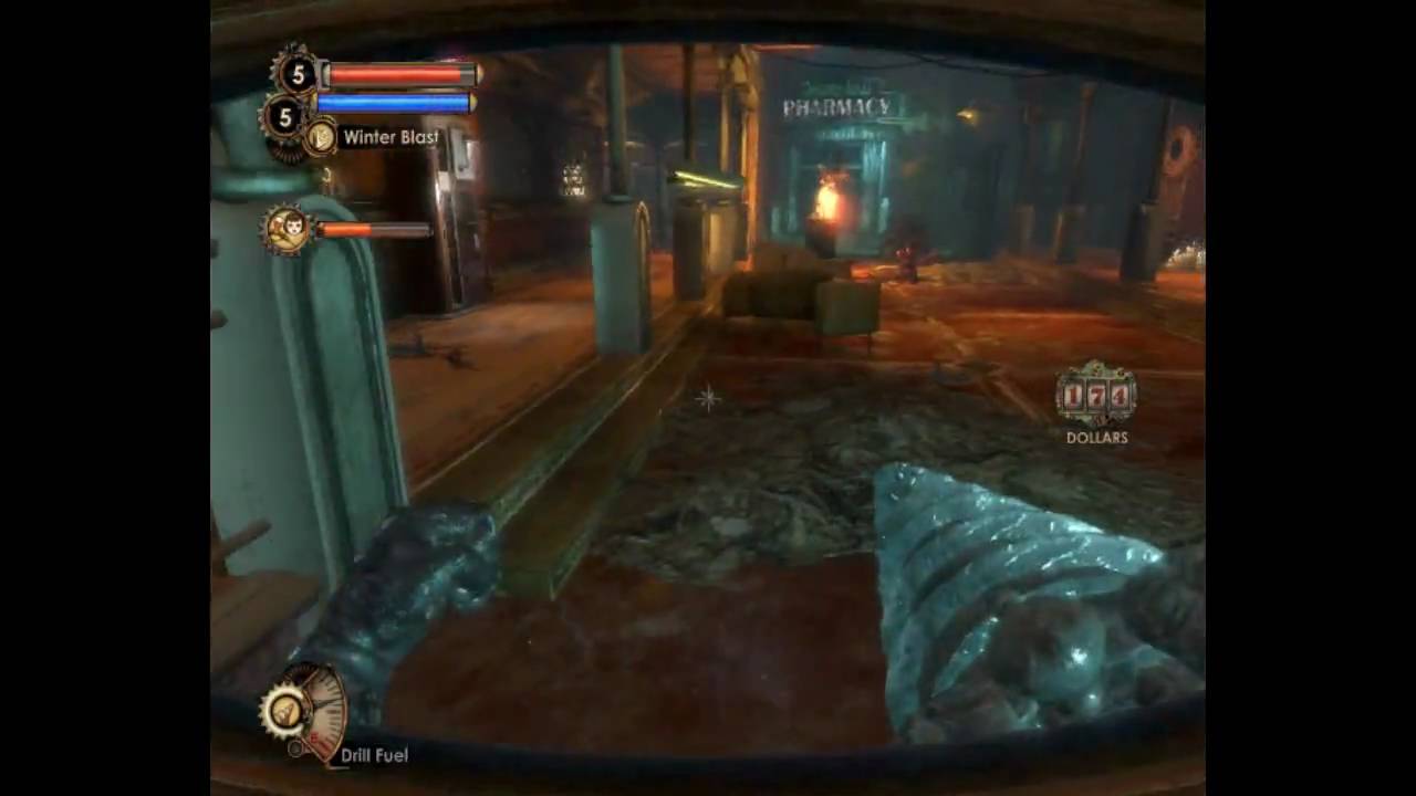 Bioshock 2, protecting a little sister with charge - YouTube
