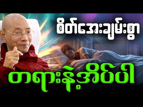 တိုးတိုးလေးလေးဖွင့်ထားပြီး အိပ်စက်အနားယူပါ။ #ပါချုပ်ဆရာတော် တရားတော်များ 2026