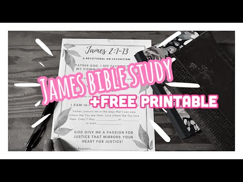 Womens Bible Study on James 2 || bible study with me through James 2