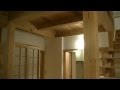 ローマンシェード施工例　東松山市　木と漆喰の家そして麻の生地