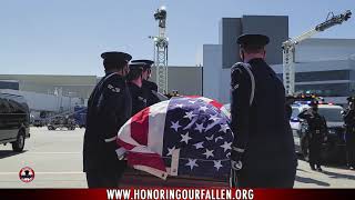 Fallen Airman Arrival Home A1C Elias Solis