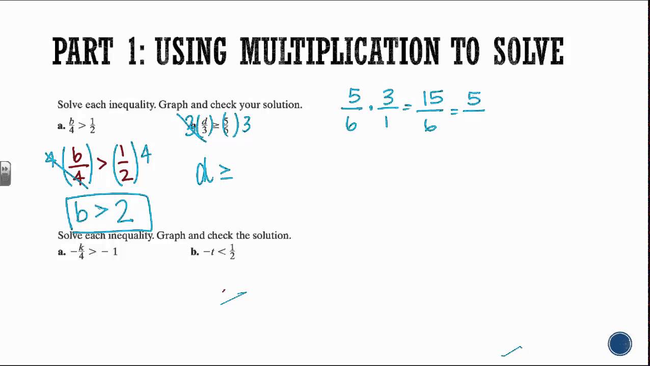 algebra-1-section-4-3-solving-one-step-inequalities-with-multiplication-and-division-youtube