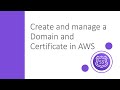 AWS Route53 - Domain and SSL Certificate using Hosted Zones and ACM
